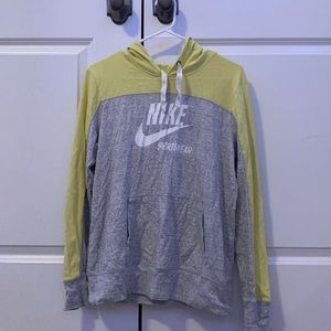 Yellow and Grey Light Women’s Nike Sweatshirt
